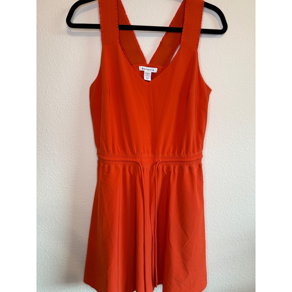 Athleta Orange Mini Dress